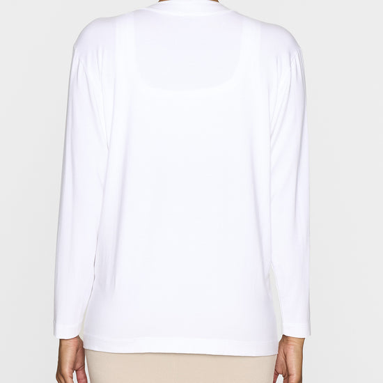 White | The Oversized Cardigan LITE