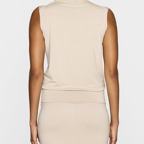 Stone | The Sleeveless Turtleneck LITE