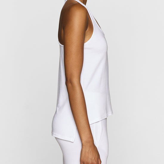 White | The Racerback Tank