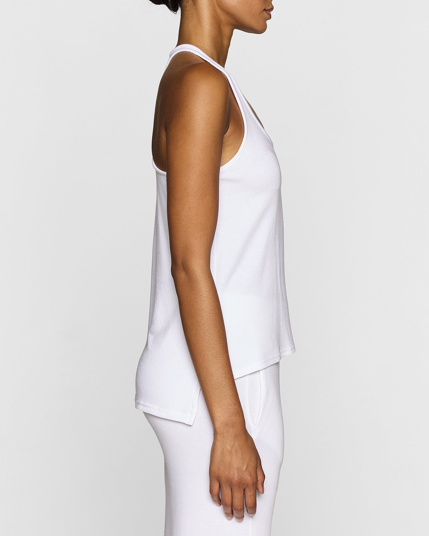 White | The Racerback Tank