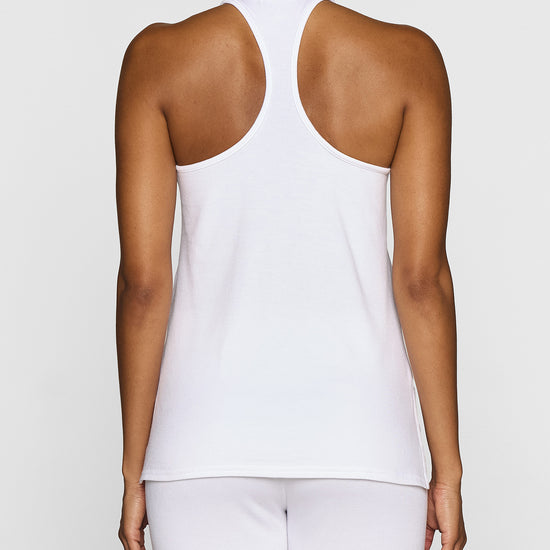 White | The Racerback Tank