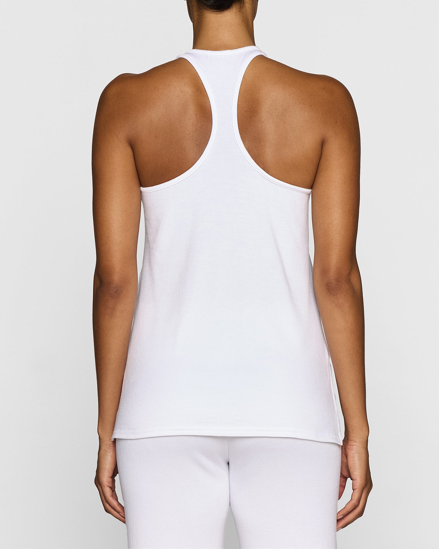 White | The Racerback Tank