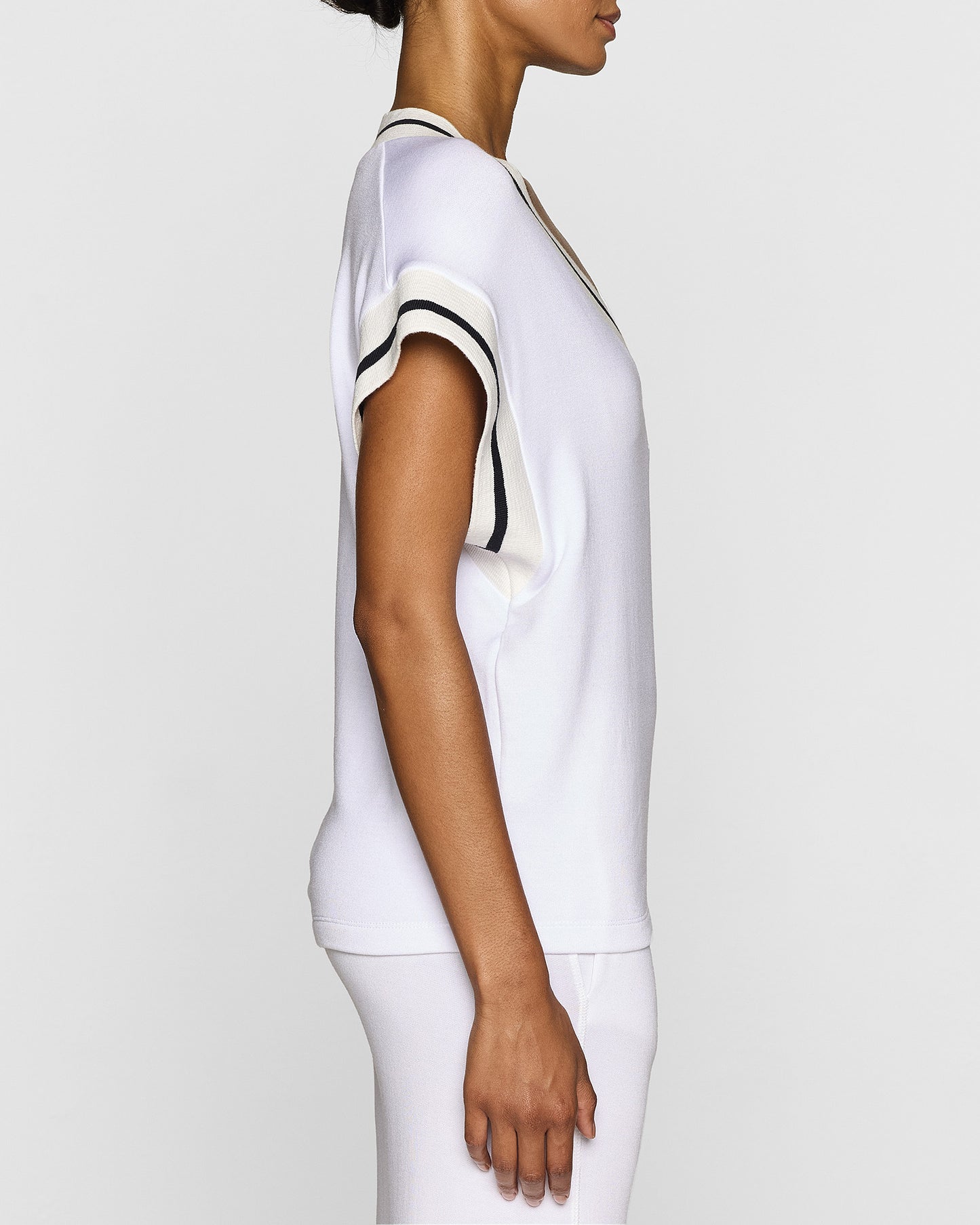 White/Black | The Sporty Vest