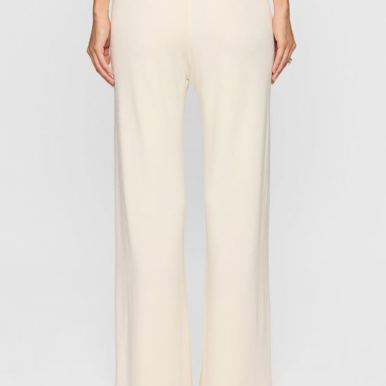 Unbleached/Navy | The Cindy Racer Pant