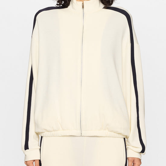Unbleached/Navy | The Bui Racer Zip