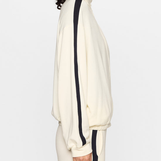 Unbleached/Navy | The Bui Racer Zip