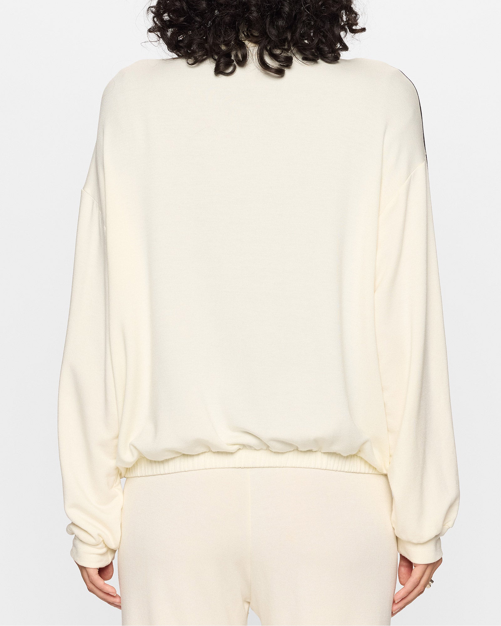 Unbleached/Navy | The Bui Racer Zip