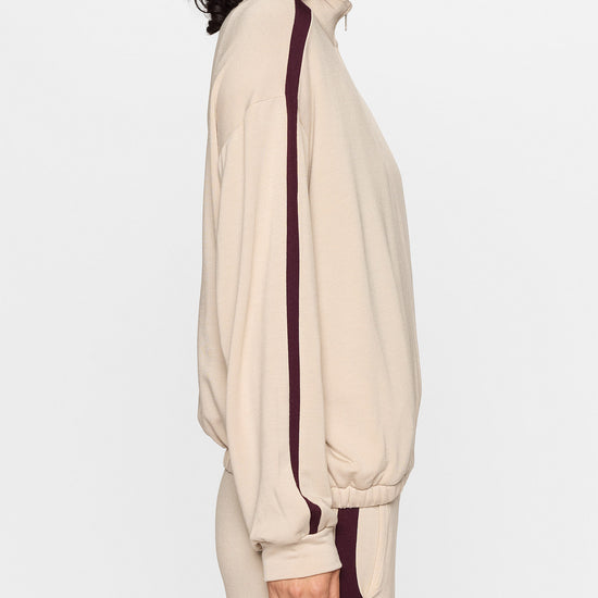 Stone/Bordeaux | The Bui Racer Zip