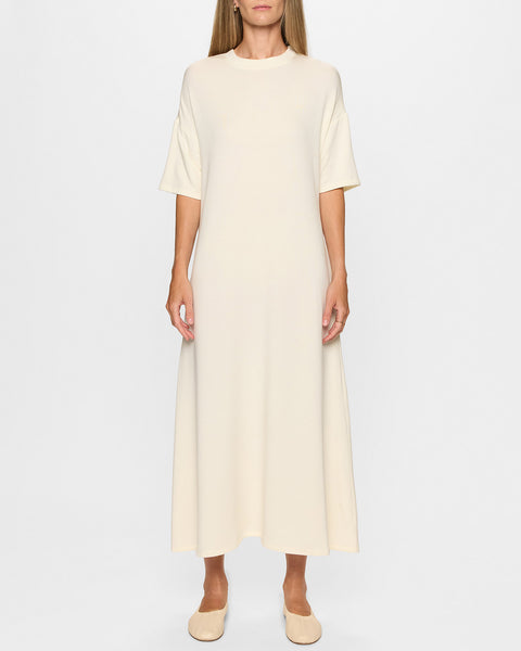 open lace back dress Bleusalt The Oversized T Dress | Unbleached