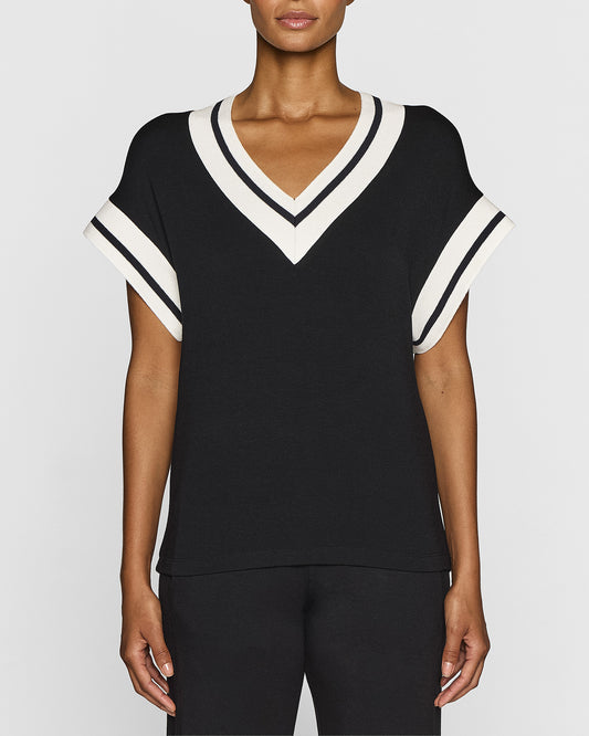 Black/White | The Sporty Vest