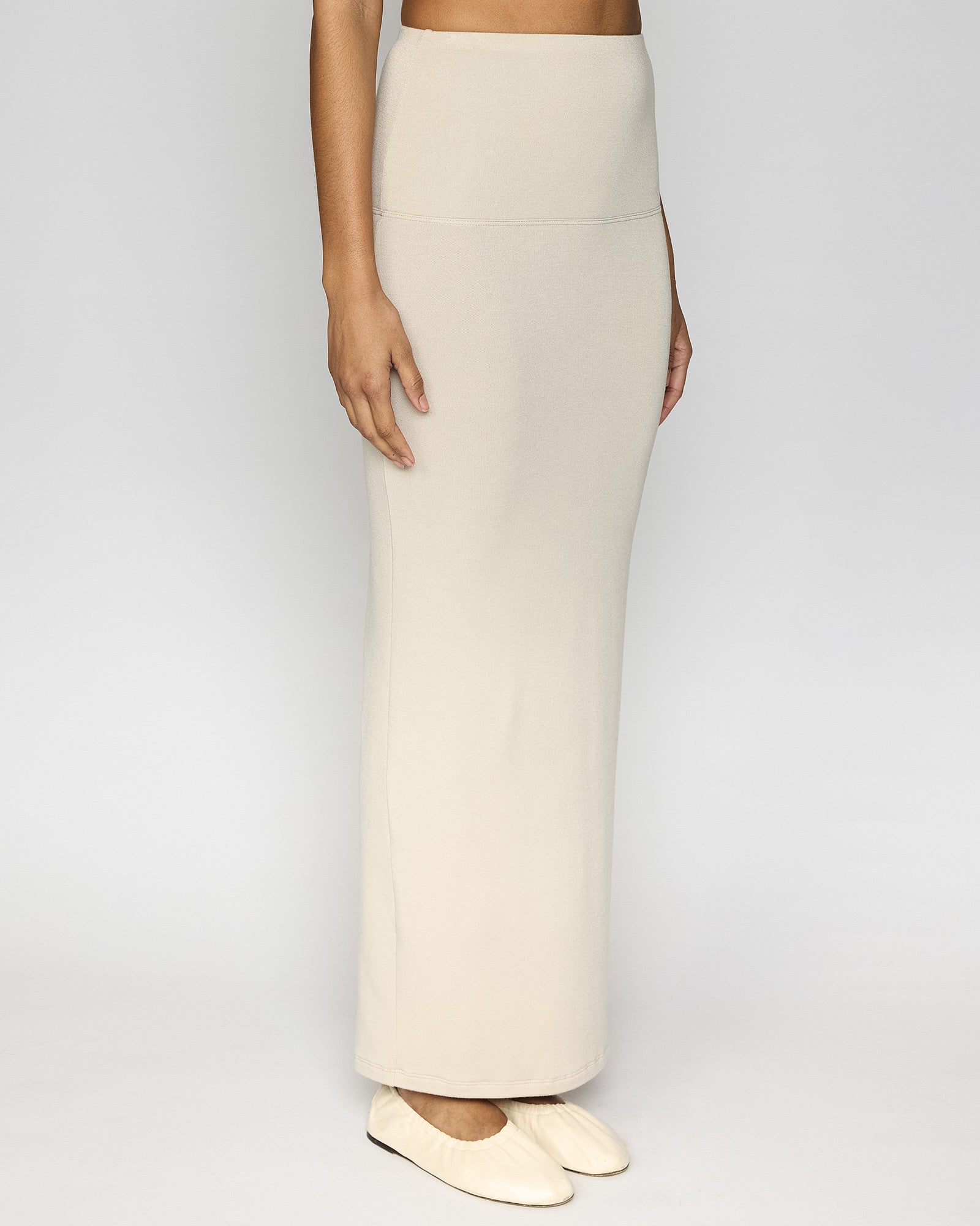 Stone | The Maxi Tube Skirt Angle