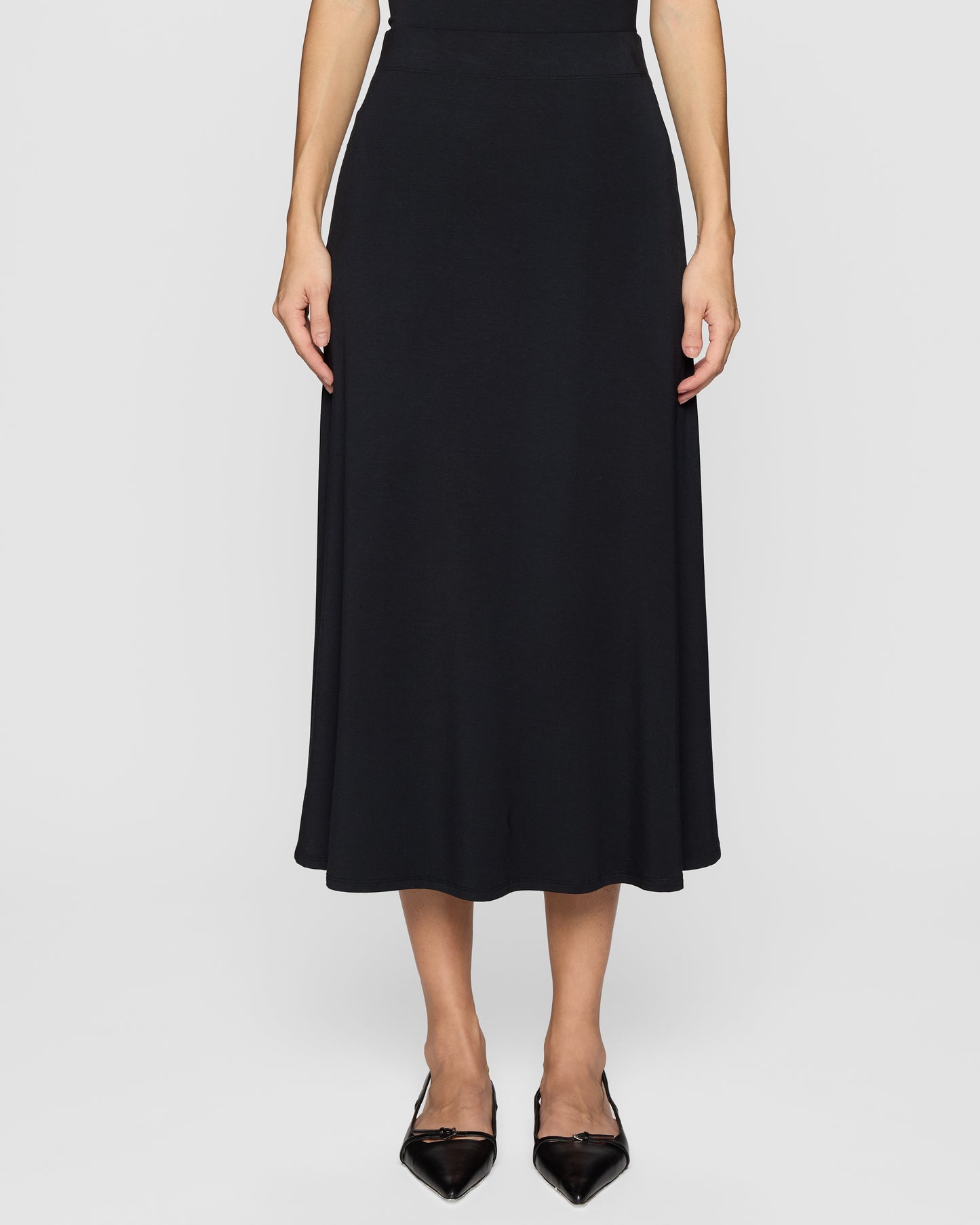 Black | The A-Line Skirt Lite