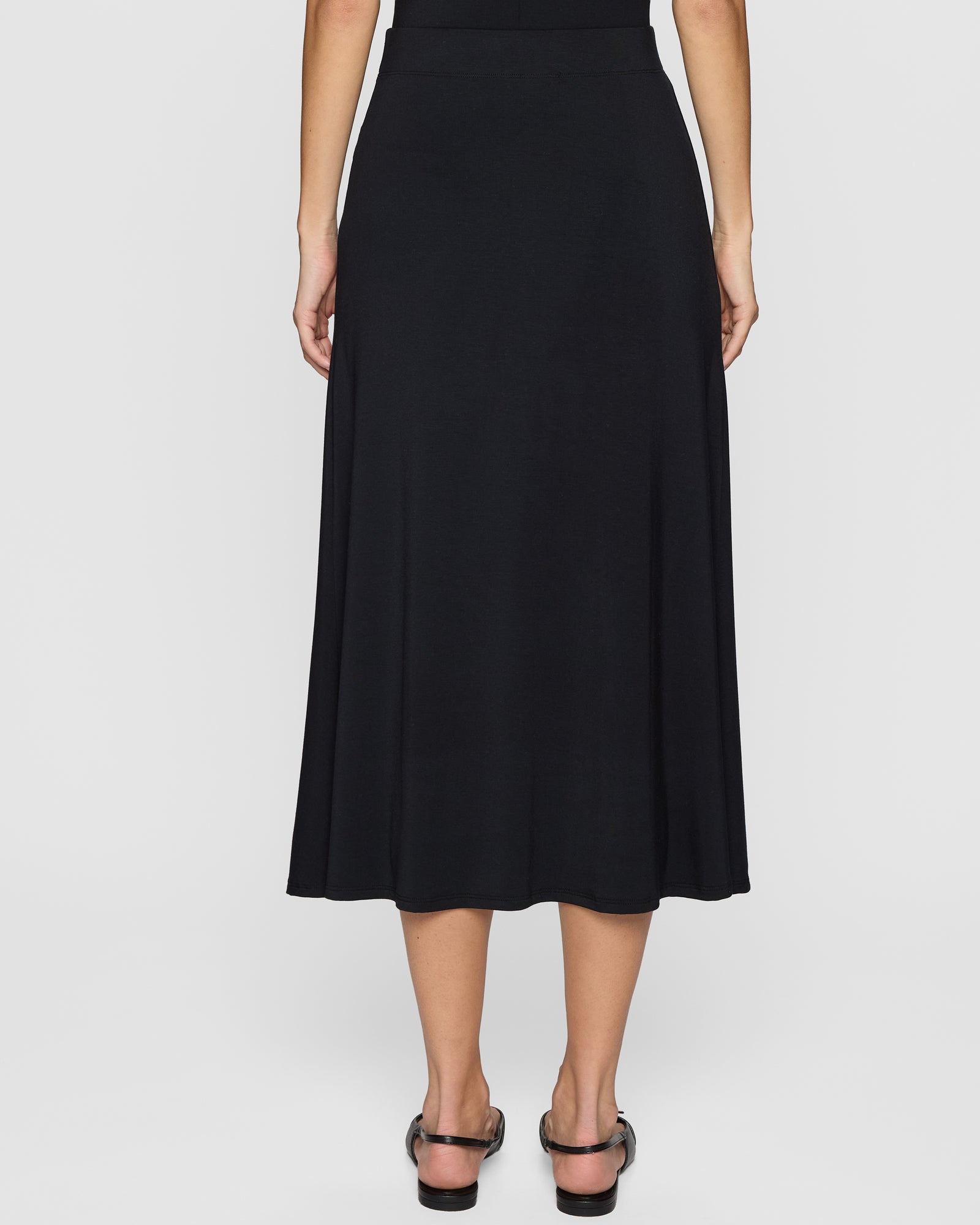 Black | The A-Line Skirt Lite