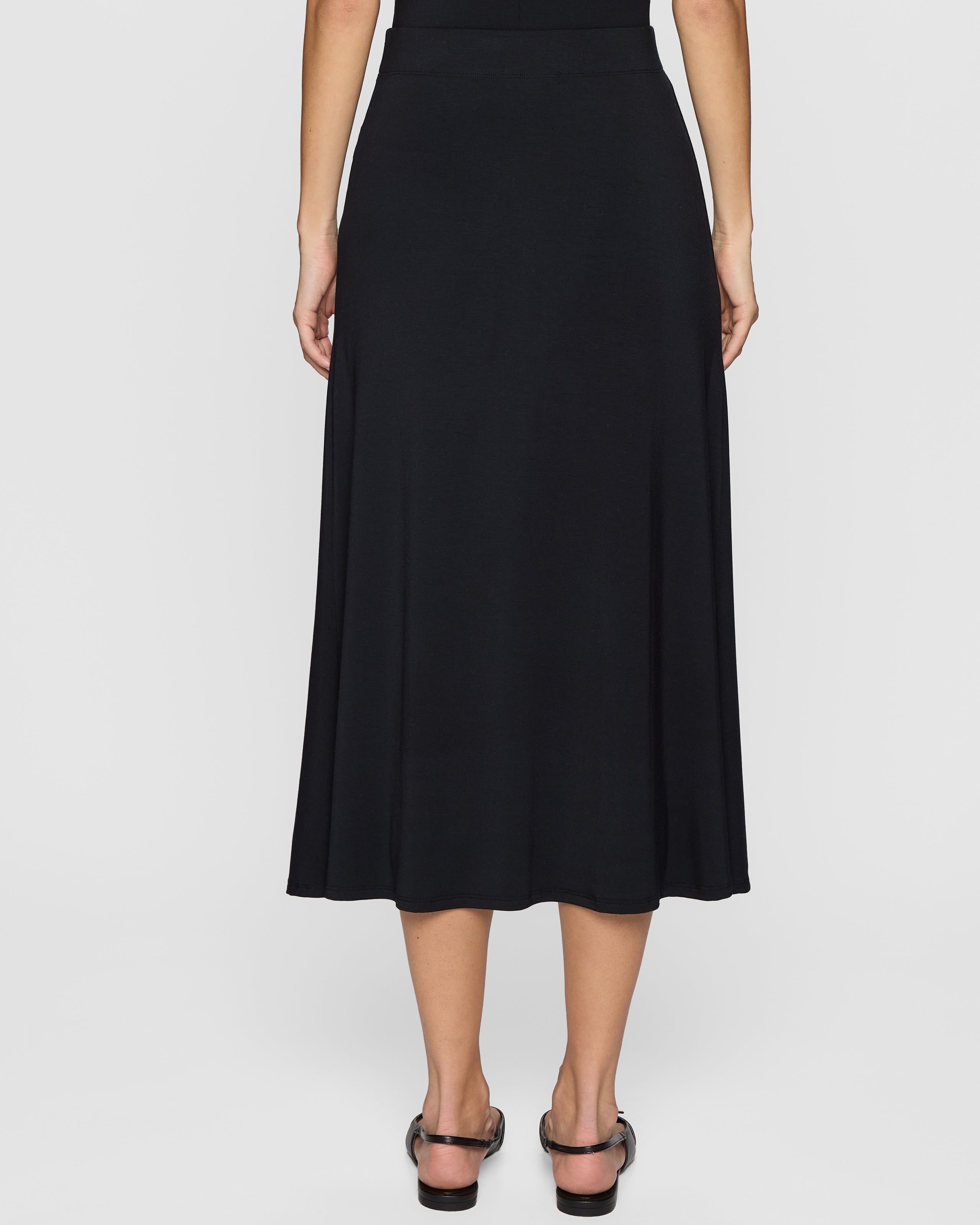 Black | The A-Line Skirt Lite
