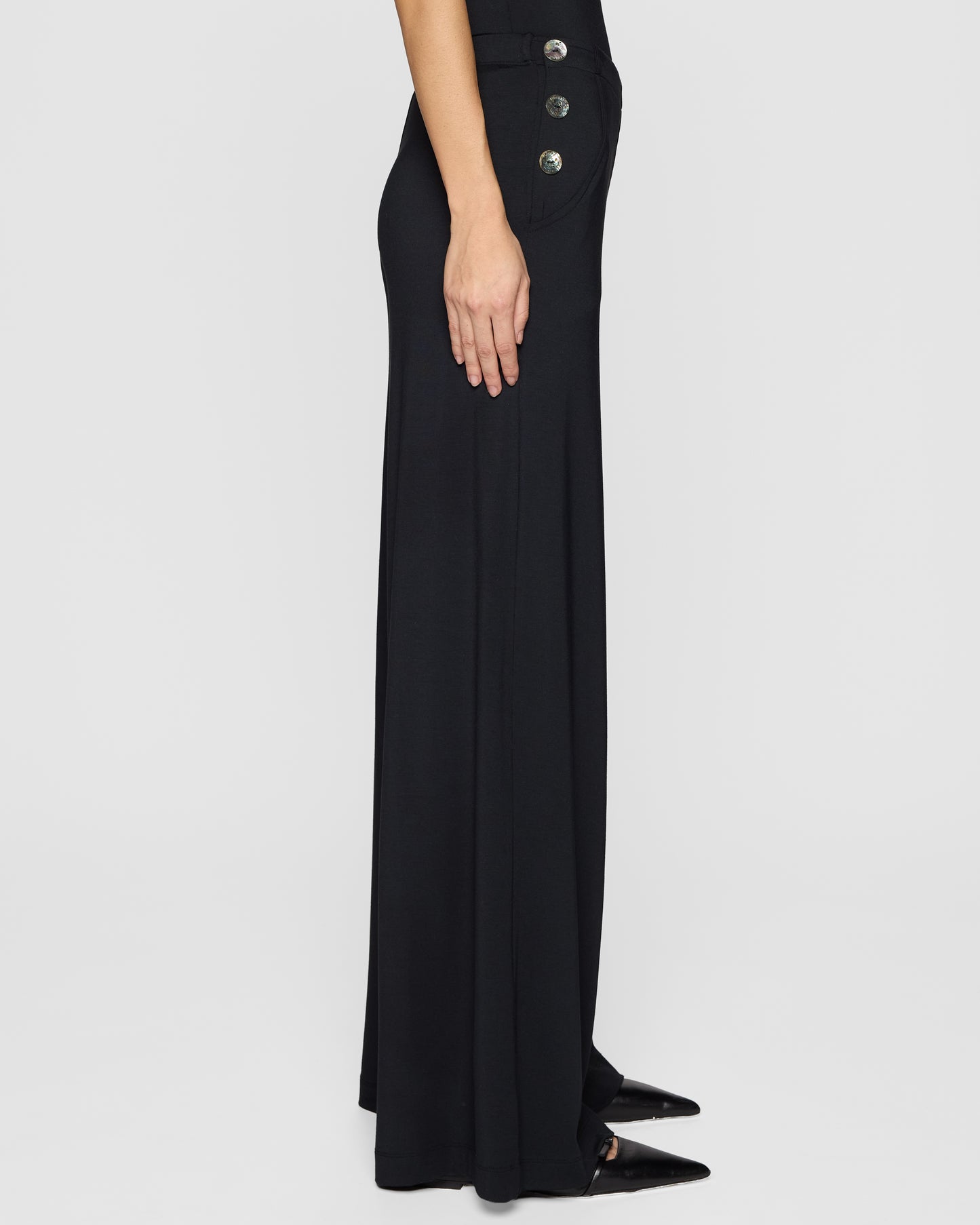 Black | The Palazzo Sailor Pant Lite