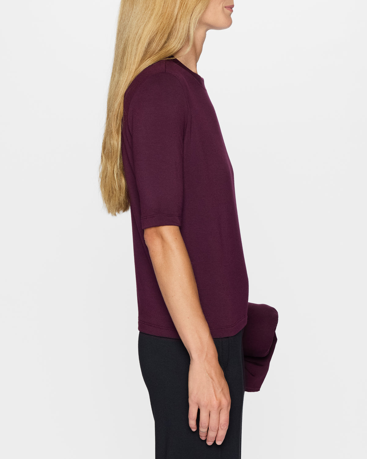 Bordeaux | The Mock Neck Top