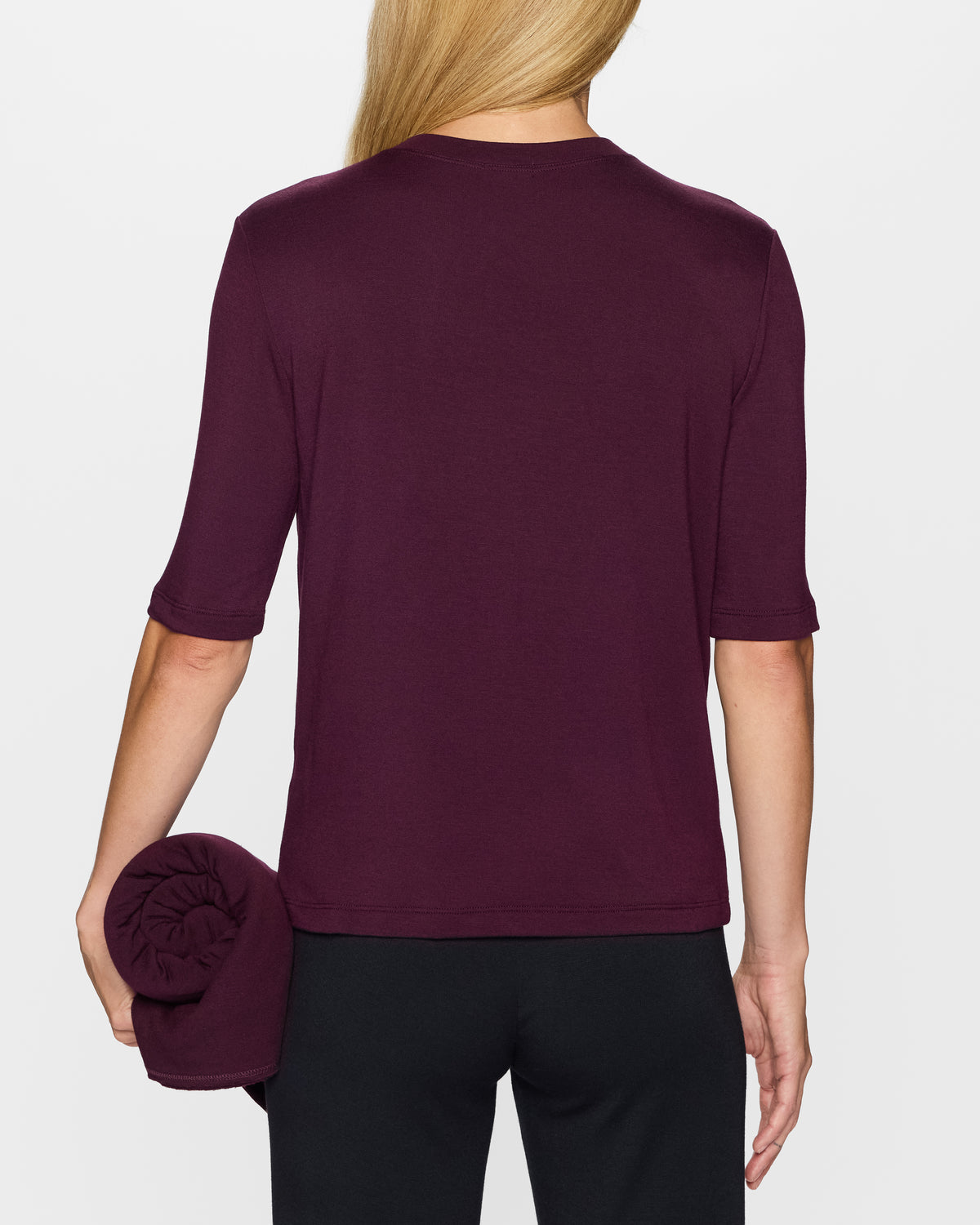 Bordeaux | The Mock Neck Top