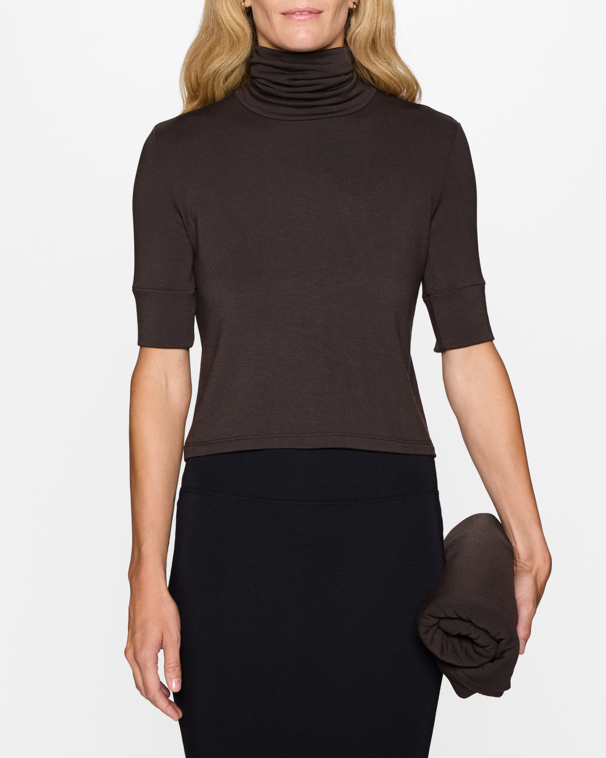 Coco | The Elbow Sleeve Turtleneck