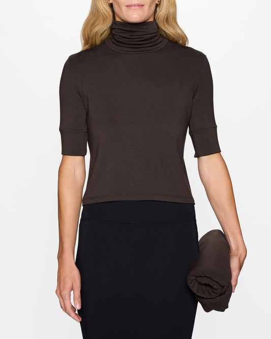 Coco | The Elbow Sleeve Turtleneck