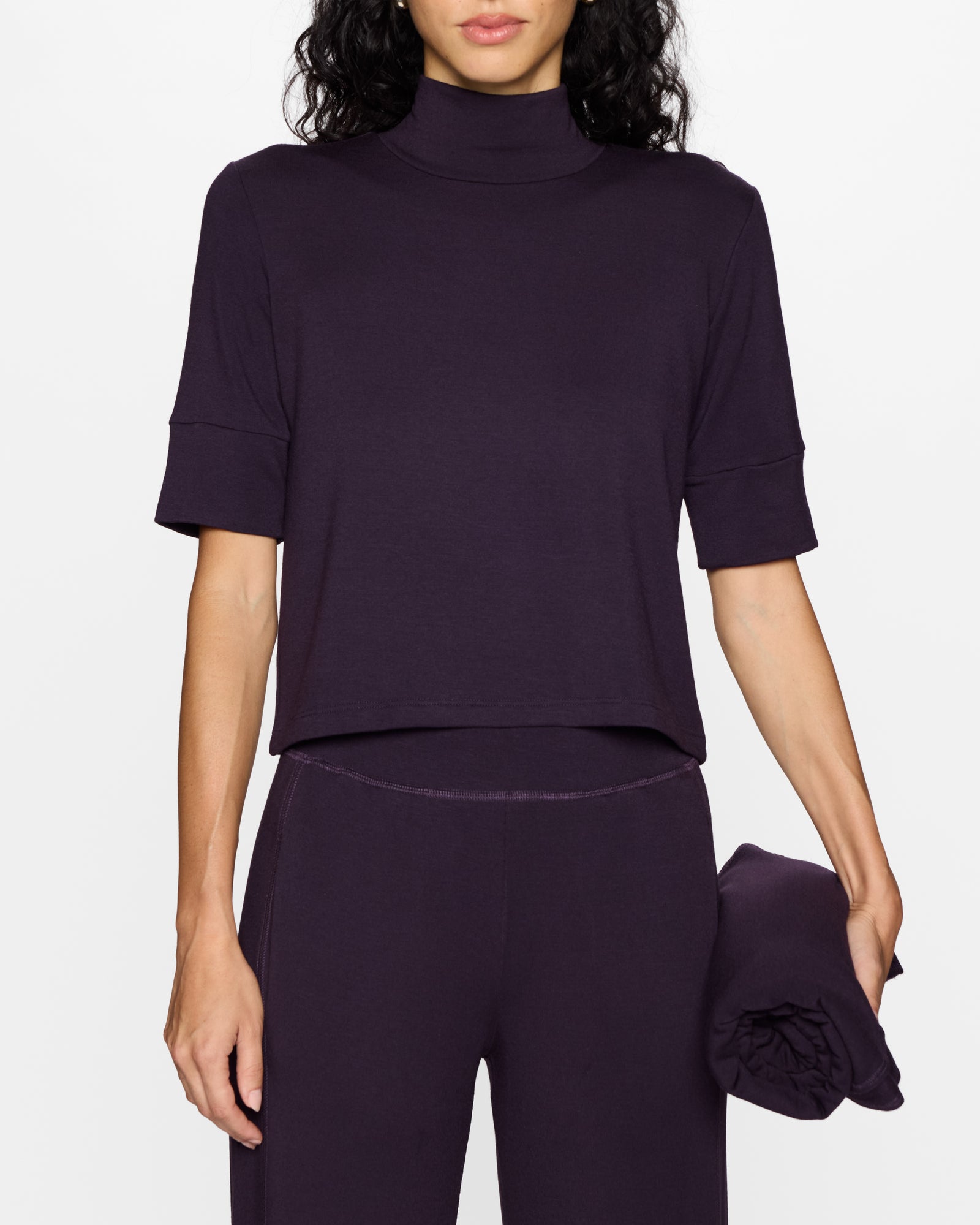 Plum | The Mock Neck Top
