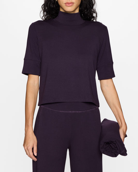 Plum | The Mock Neck Top