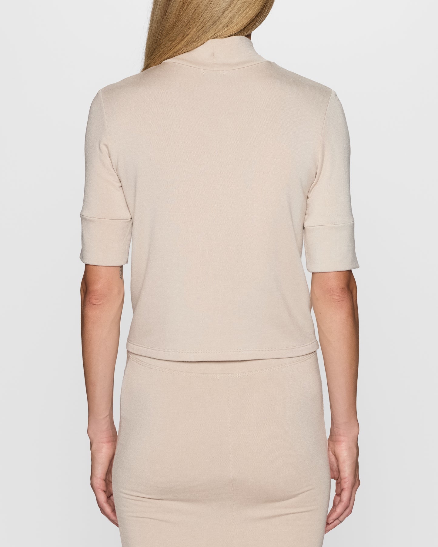 Stone | The Mock Neck Top by Bleusalt