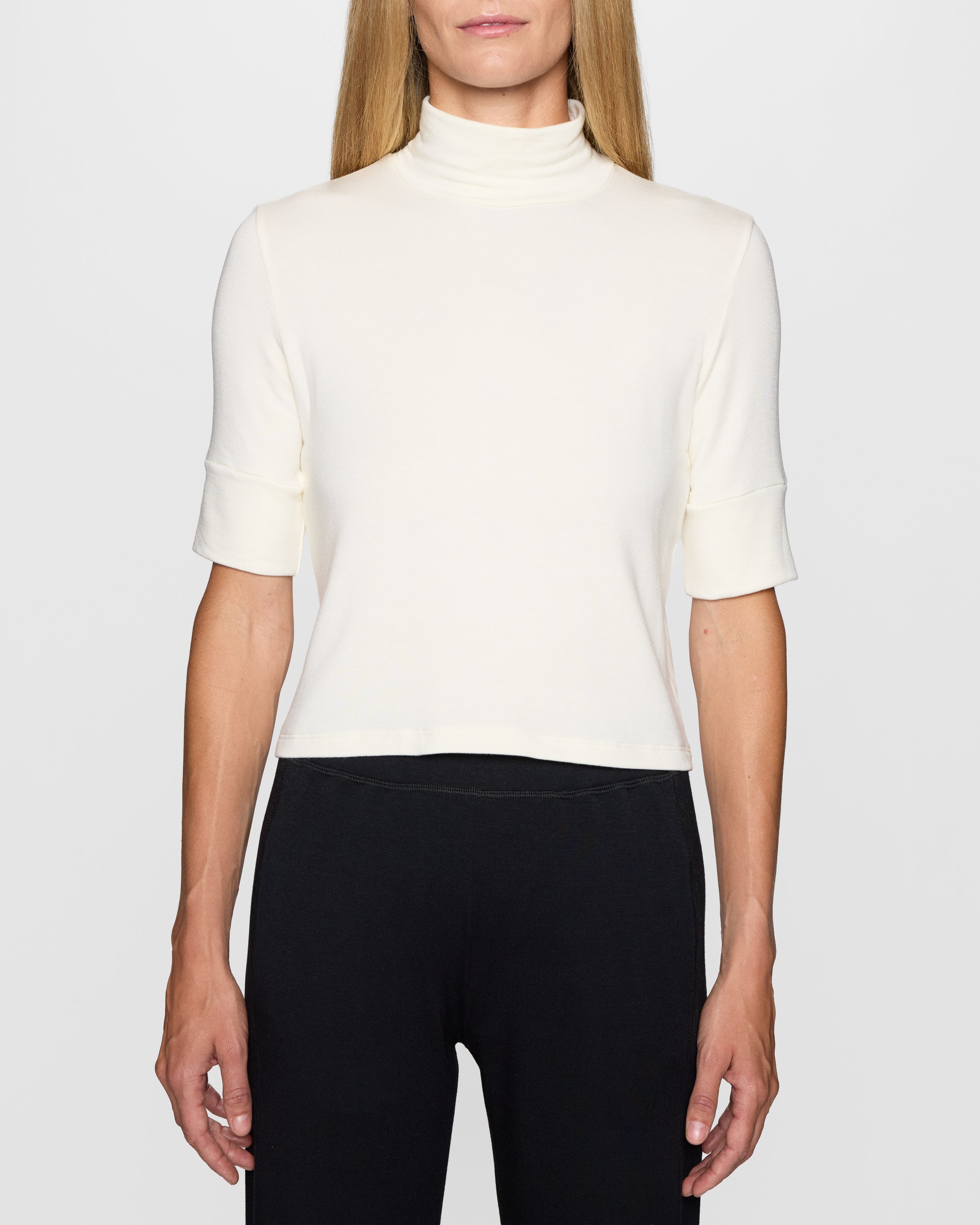 Unbleached | The Mock Neck Top