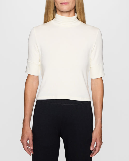 Unbleached | The Mock Neck Top