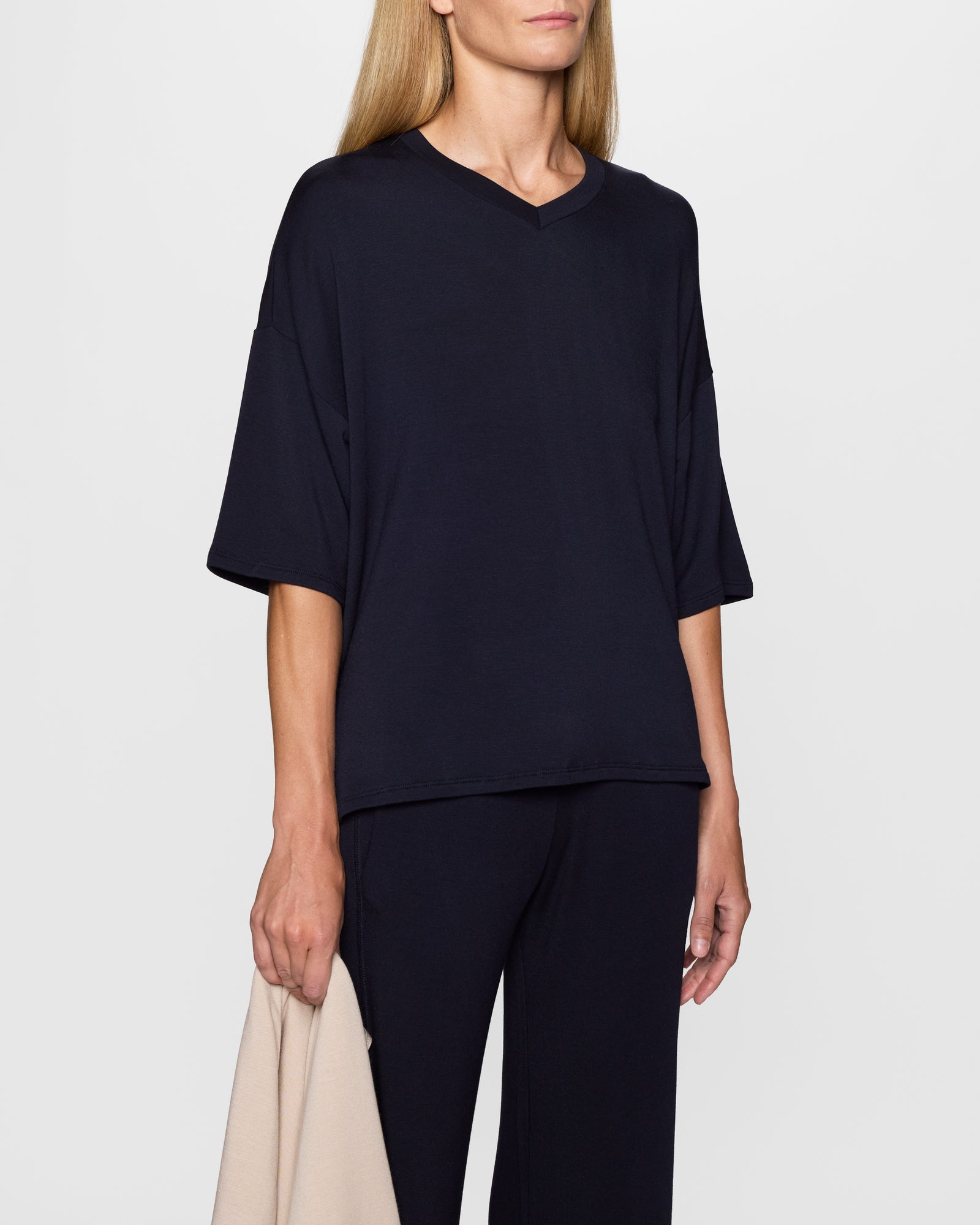 Navy | The Oversized High V