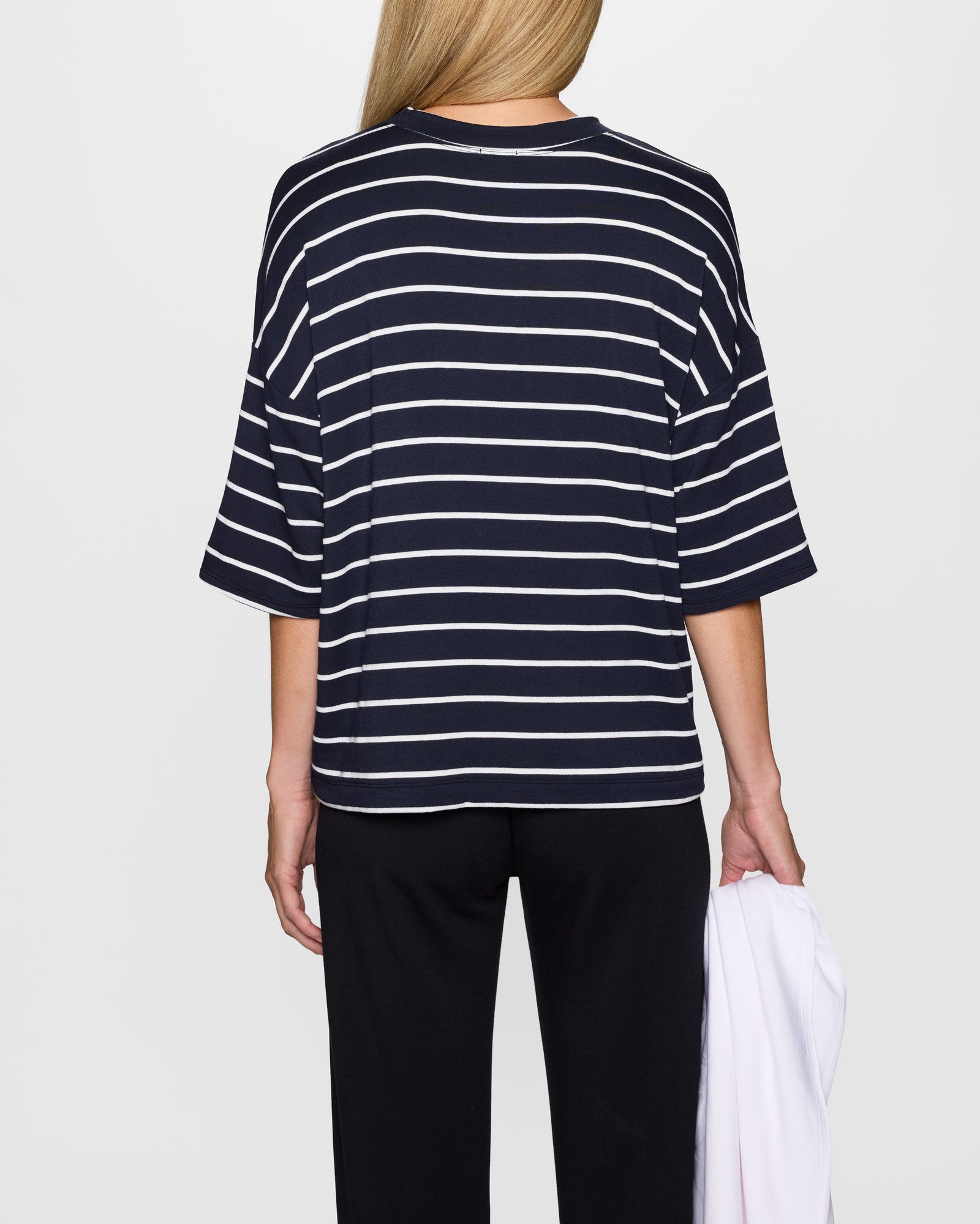 Navy Stripe | The Oversized T Shirt 