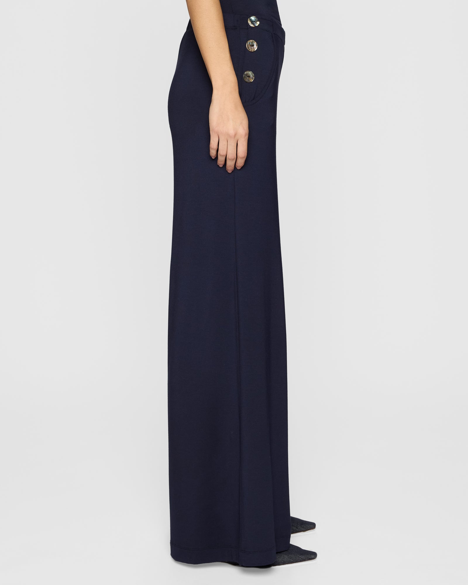 Navy | The Palazzo Sailor Pant Lite