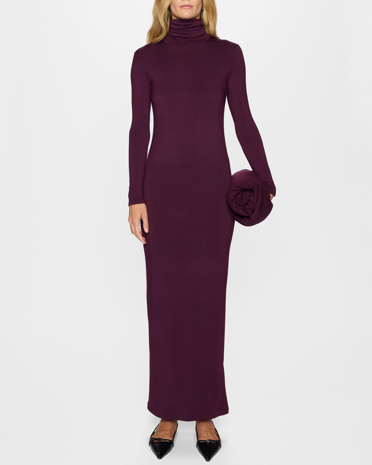 Bordeaux | The Turtleneck Dress