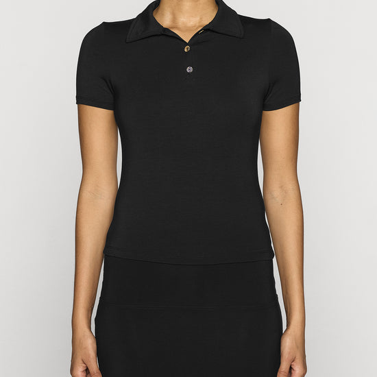 Black | The Shorty Polo Lite