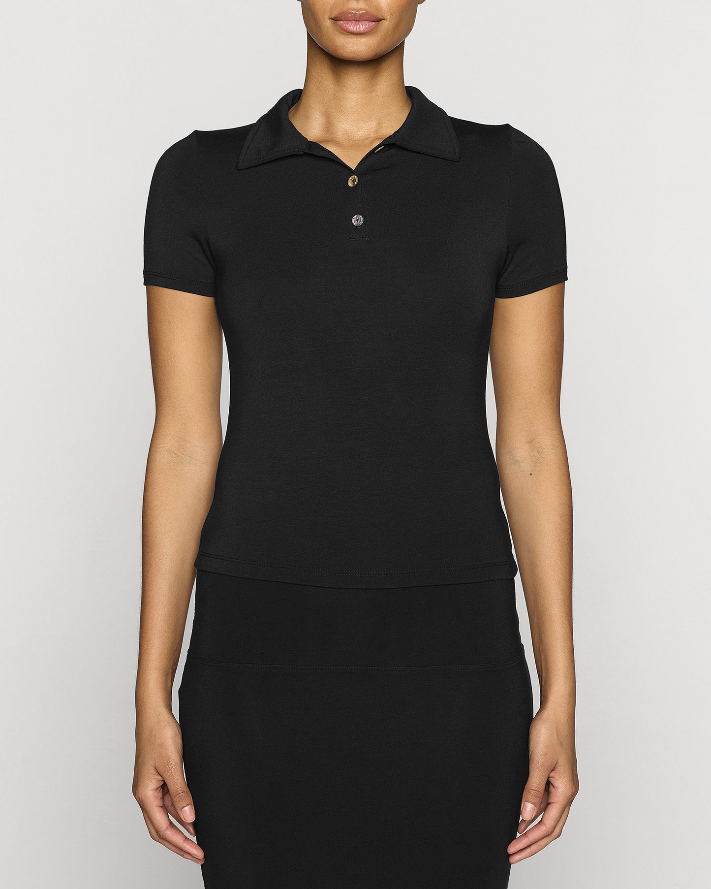 Black | The Shorty Polo Lite