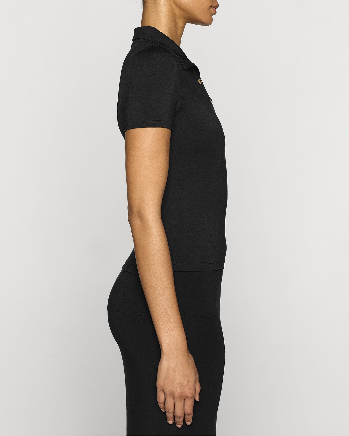 Black | The Shorty Polo Lite