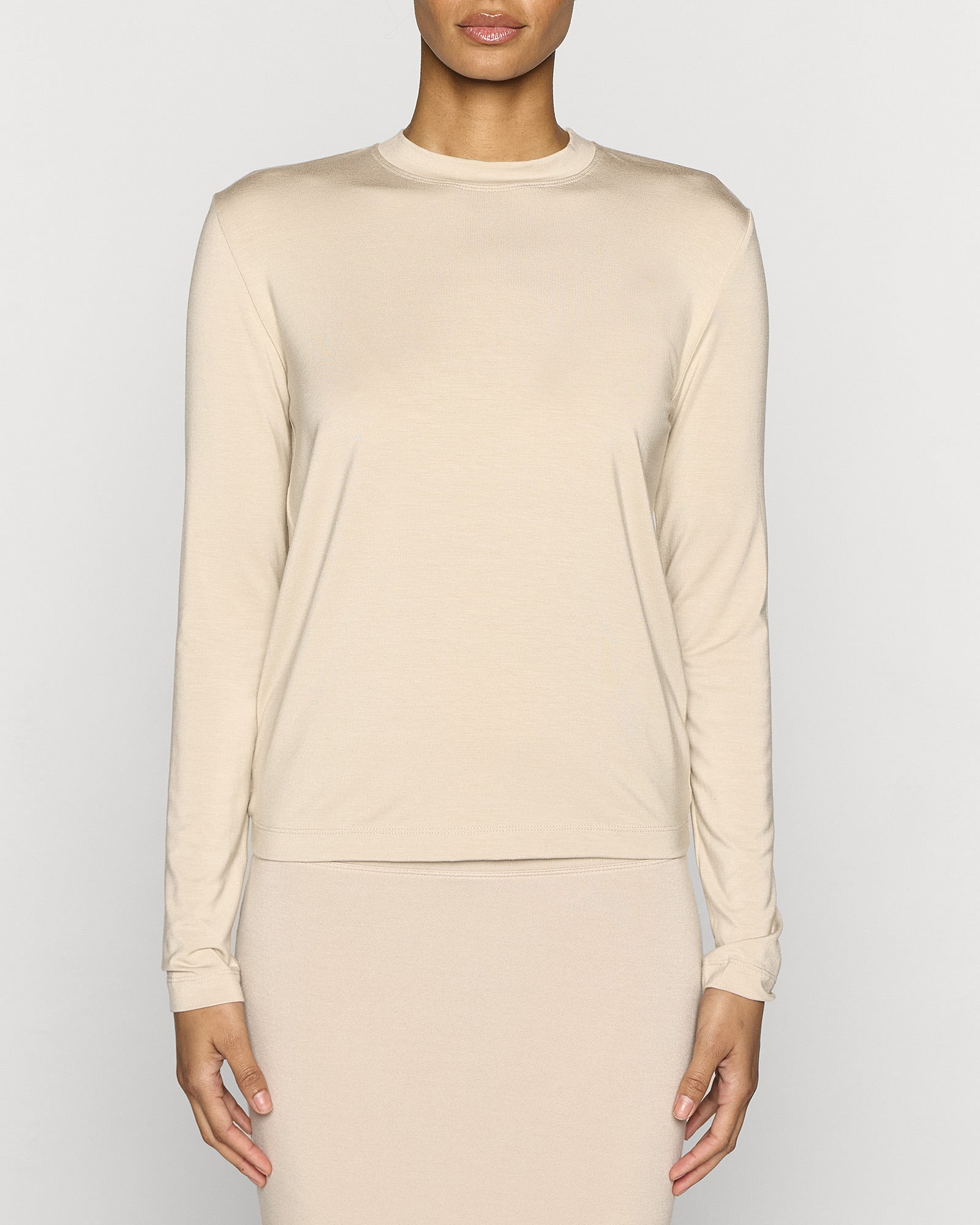 Stone | The Classic Crew Lite Front