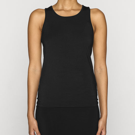 Black | The Tank Top Front