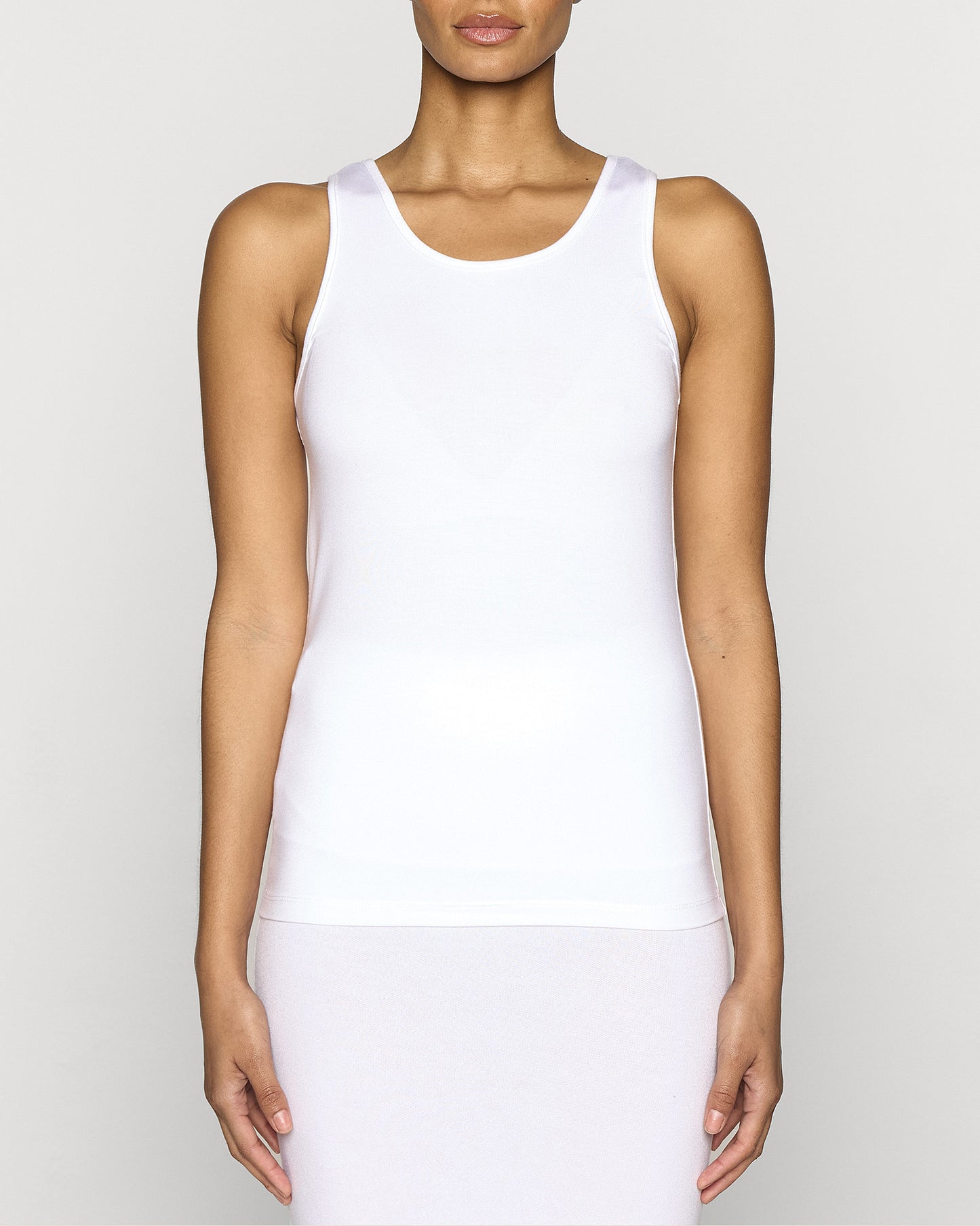 White | The Tank Top Front