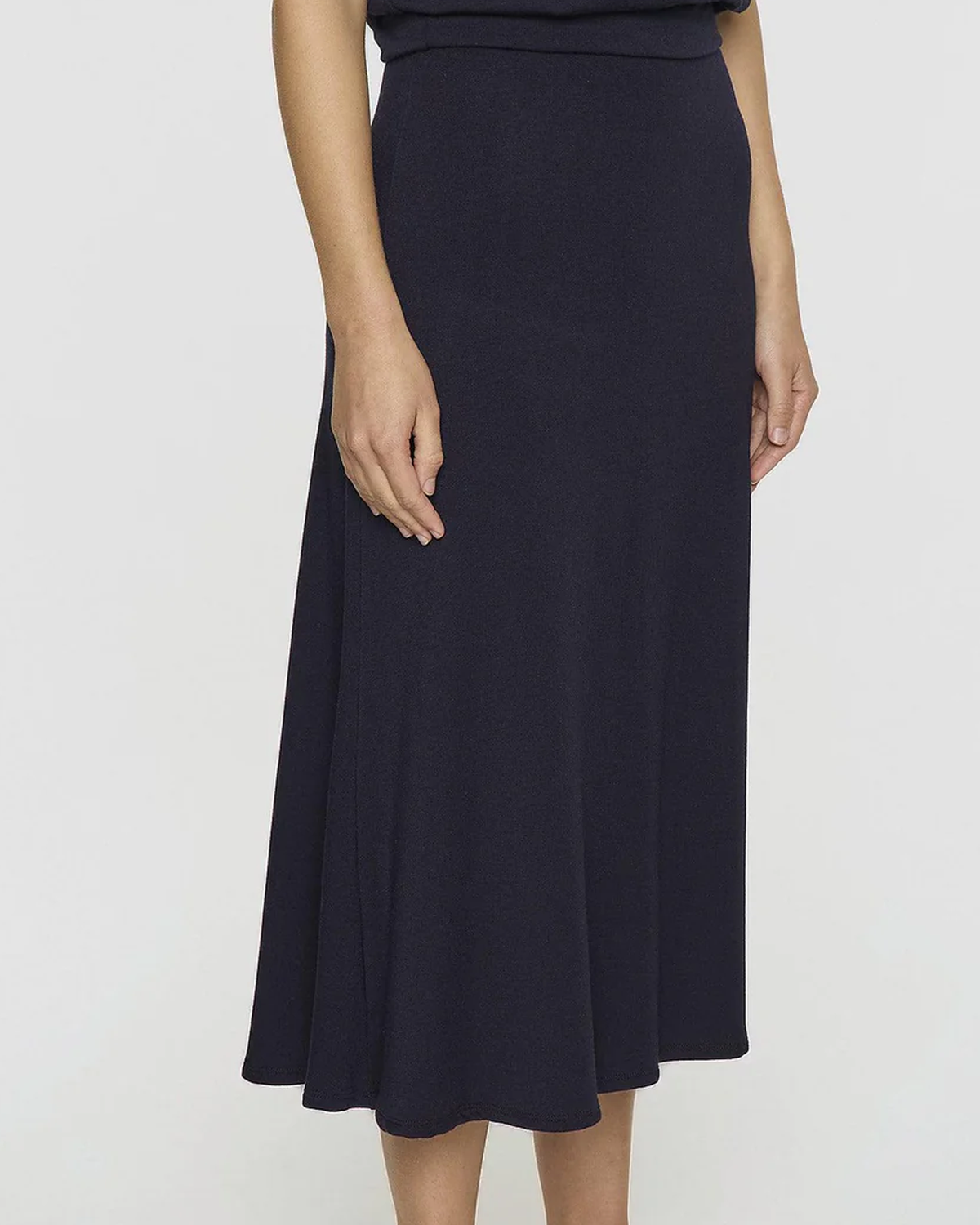 Navy | The A-Line Skirt