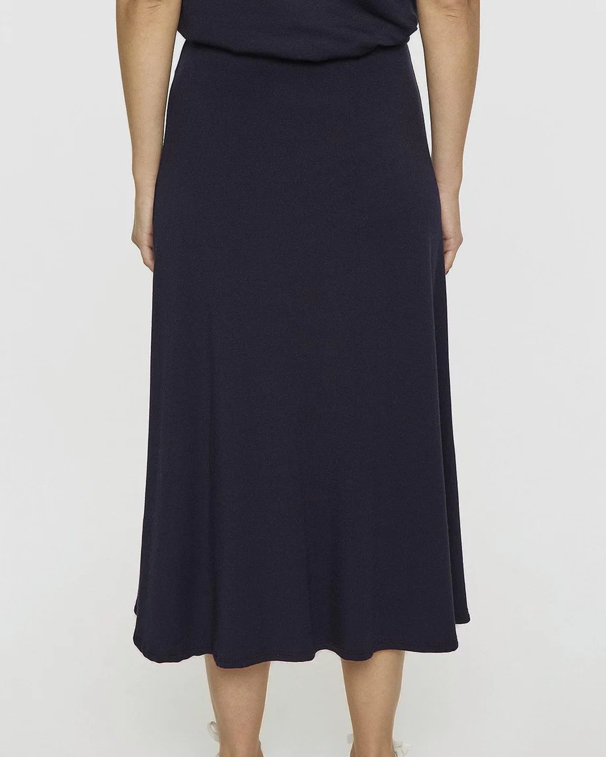 Navy | The A-Line Skirt