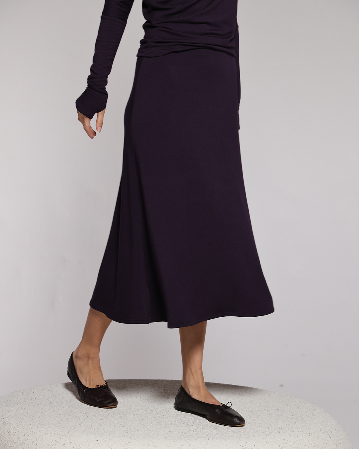 Plum | The A-Line Skirt by Bleusalt