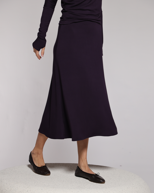 Plum | The A-Line Skirt by Bleusalt