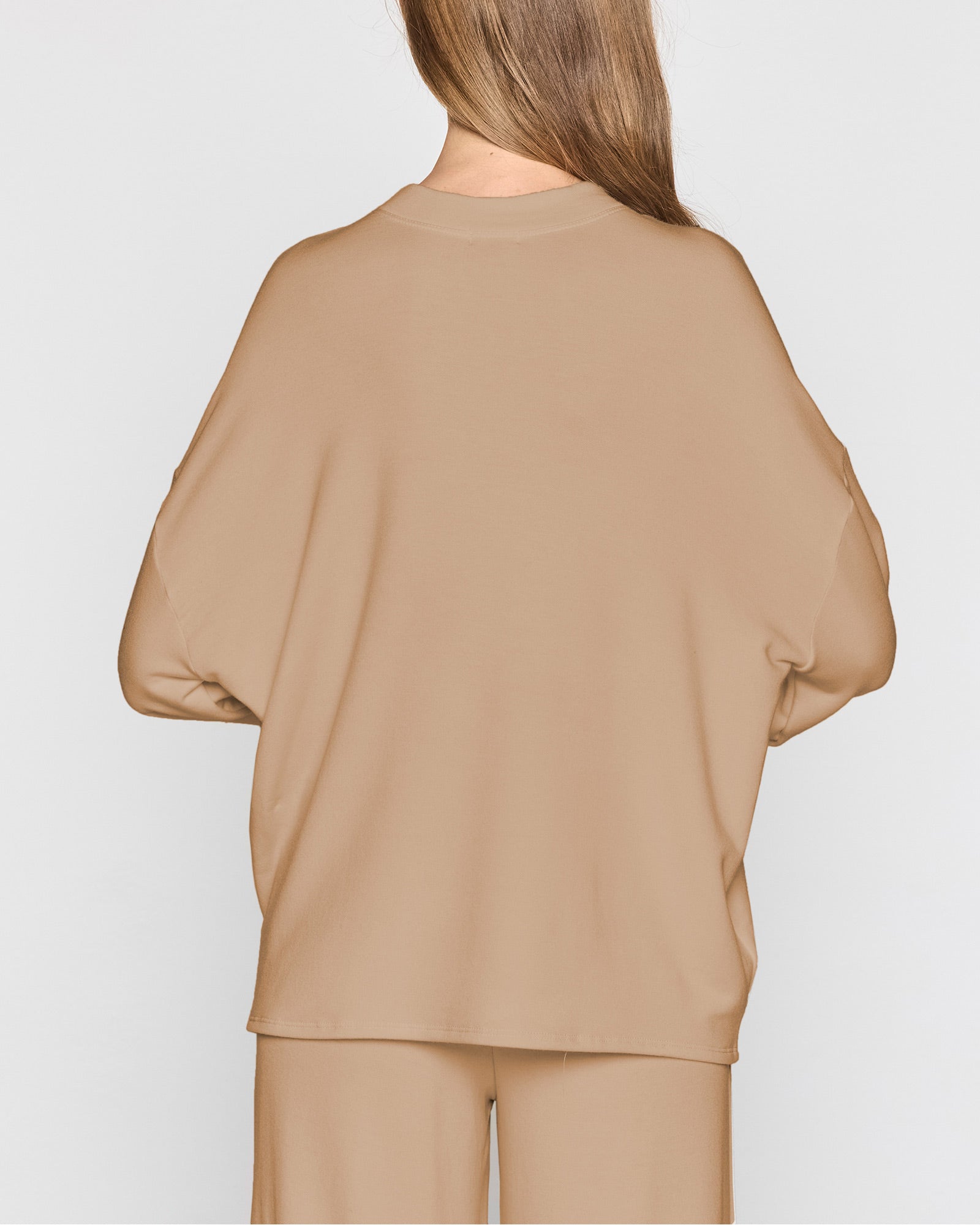 Camel | The Bell Sleeve Crew Back