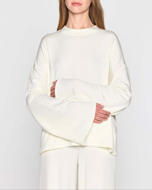 Unbleached | The Bell Sleeve Crew Front