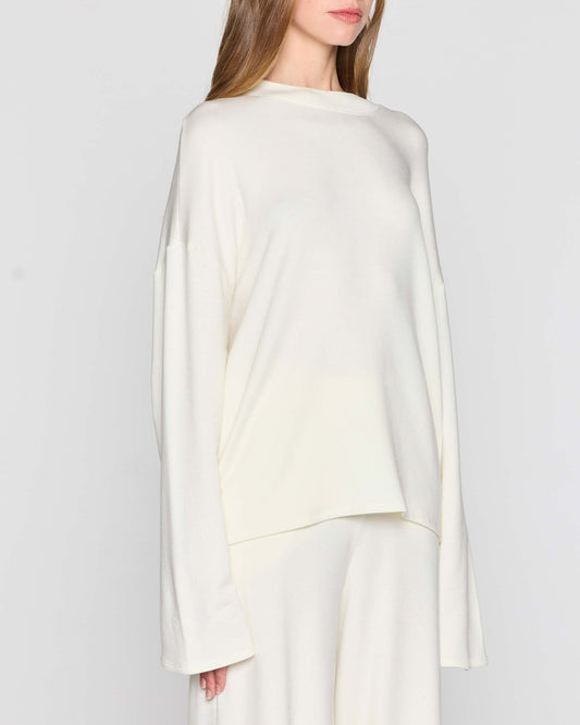 Unbleached | The Bell Sleeve Crew Angle