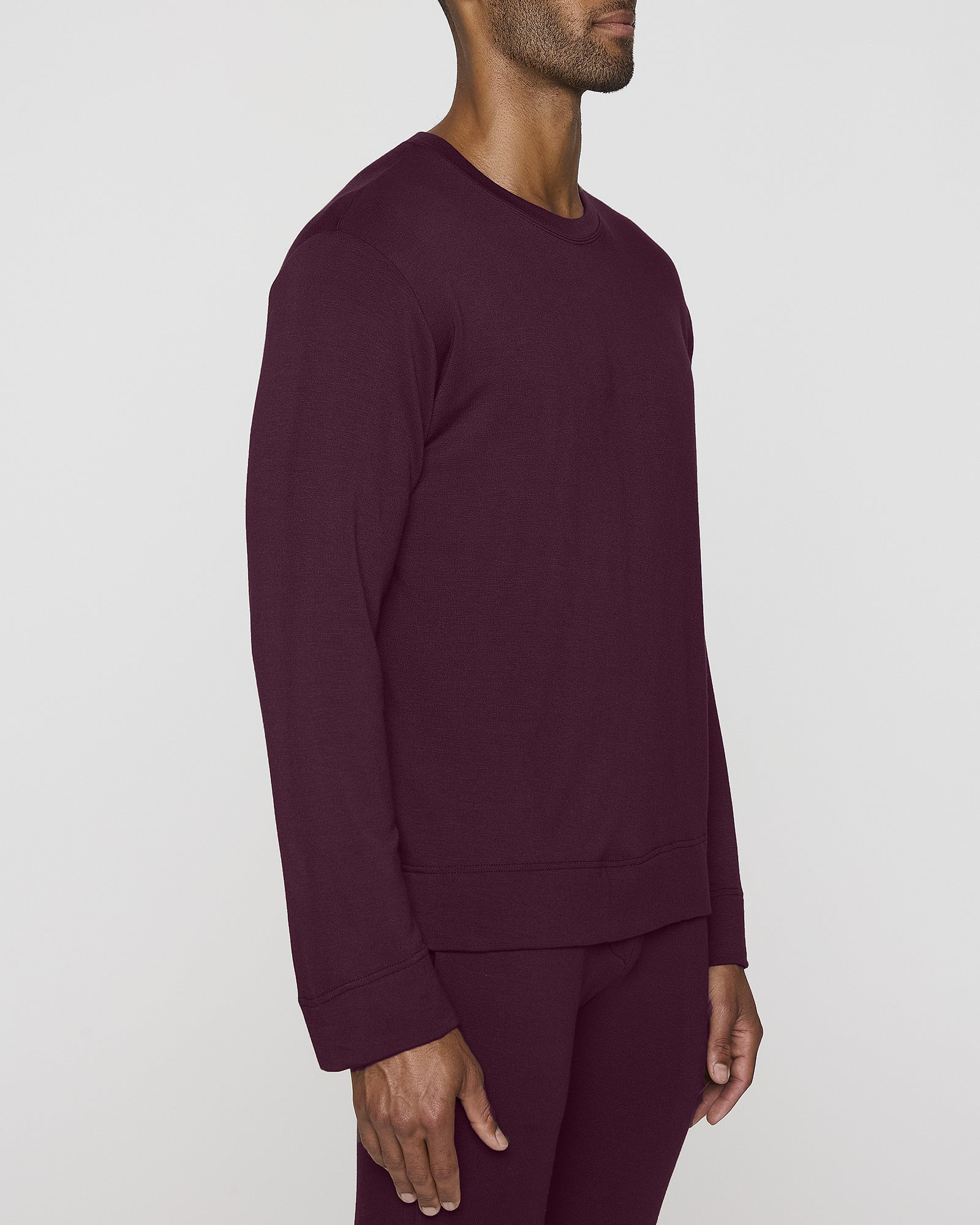 The Long Sleeve Crew Pullover Lightweight Versatile Bleusalt Bleusalt