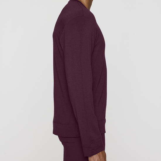 Bordeaux | Men's Long Sleeve Crew Shirt