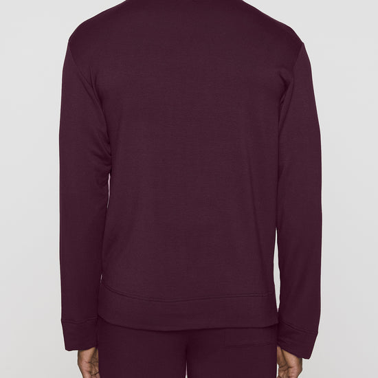 Bordeaux | Men's Long Sleeve Crew Shirt