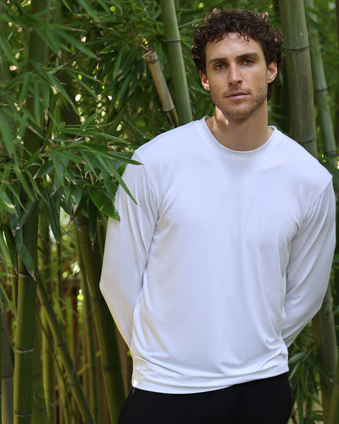 The Long Sleeve Crew Pullover Lite – Bleusalt