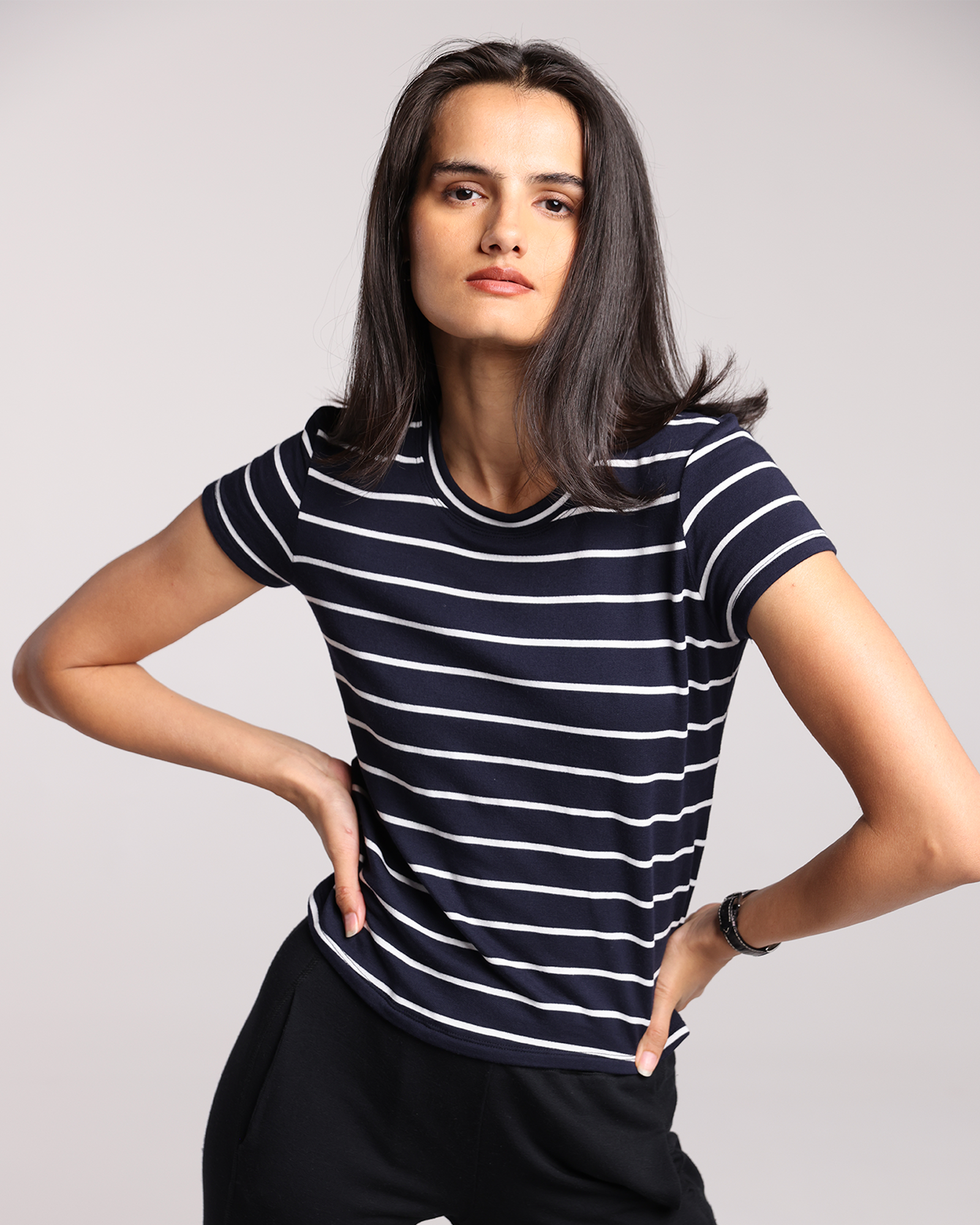 Navy Stripe | The Perfect T
